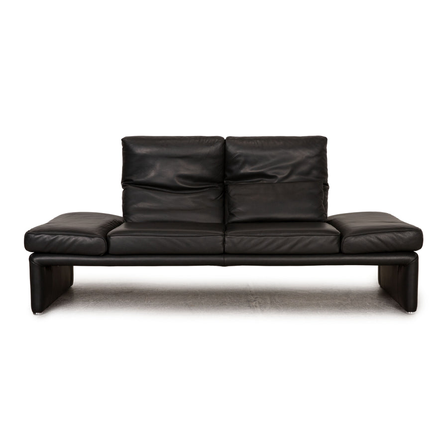 Koinor Raoul Leder Zweisitzer Grau Dunkelgrau Sofa Couch