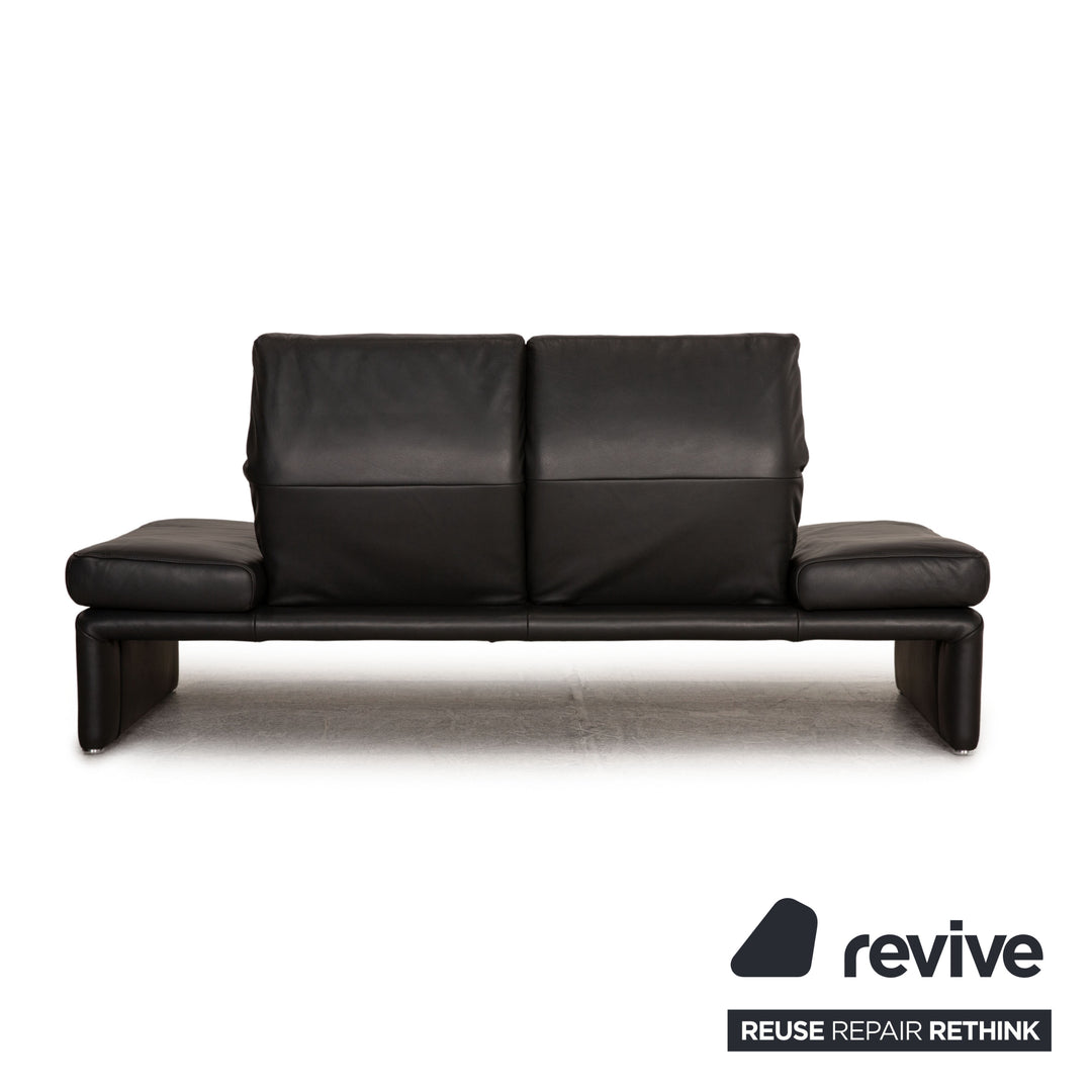 Koinor Raoul Leder Zweisitzer Grau Dunkelgrau Sofa Couch