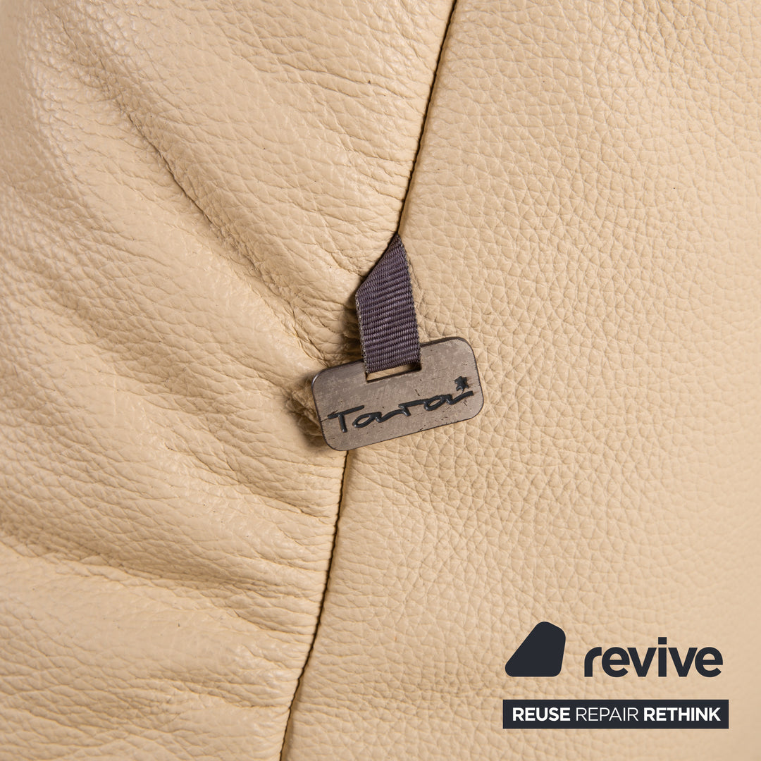 Koinor Rivoli Leder Sofa Creme Zweisitzer Couch Relaxfunktion