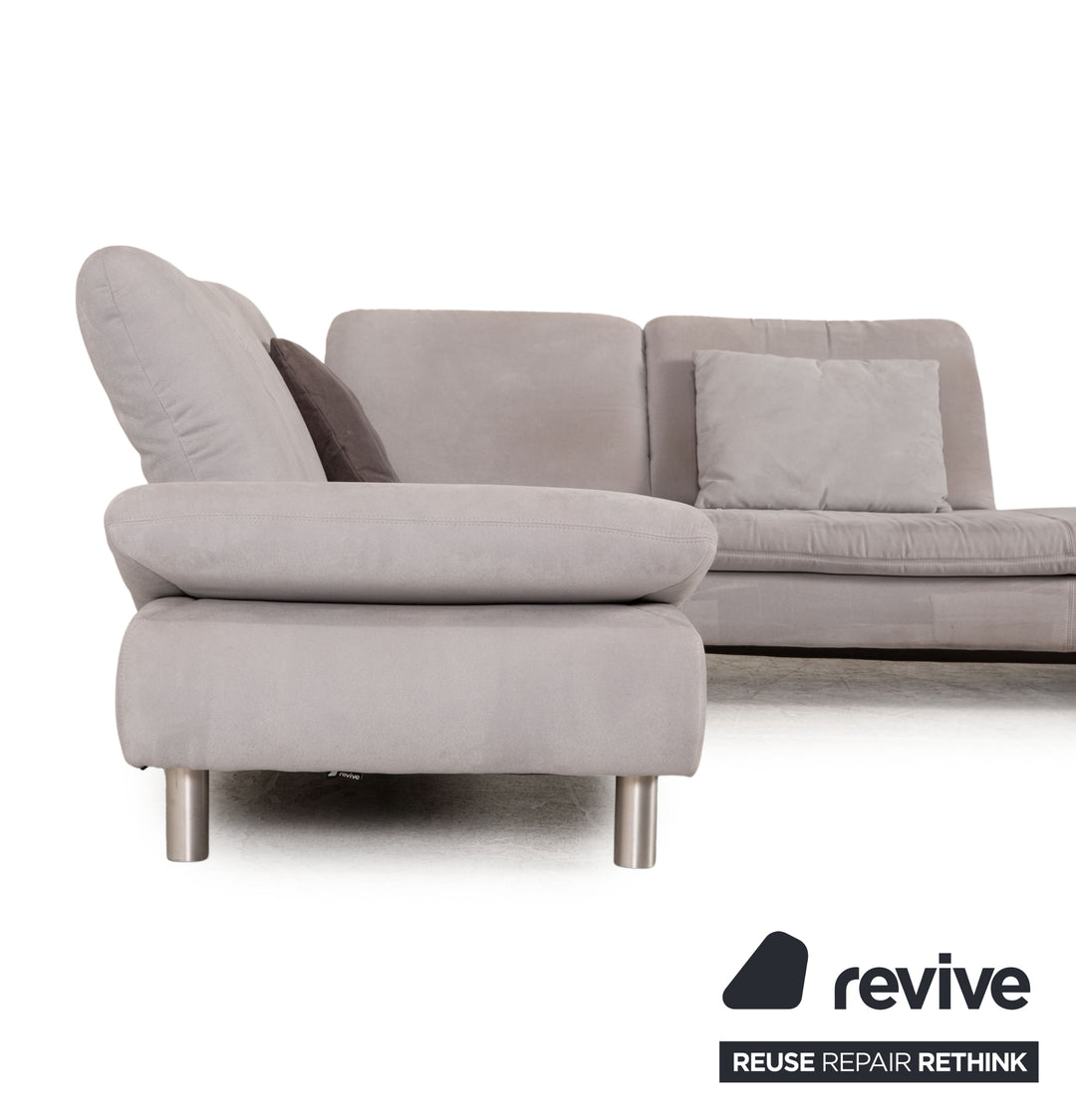 Koinor Rivoli Fabric Corner Sofa Gray Sofa Couch Feature