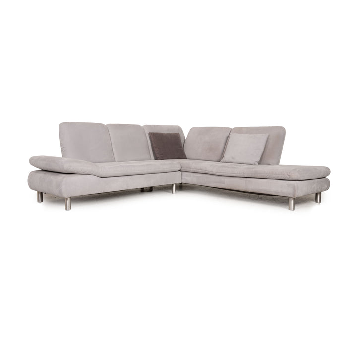 Koinor Rivoli Fabric Corner Sofa Gray Sofa Couch Feature