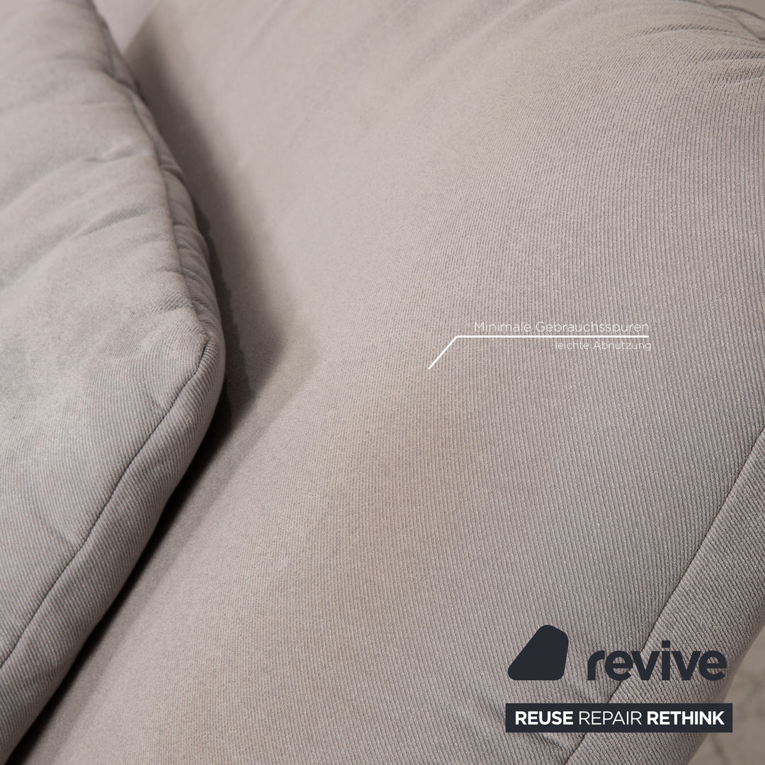 Koinor Rivoli Stoff Ecksofa Grau Sofa Couch Funktion