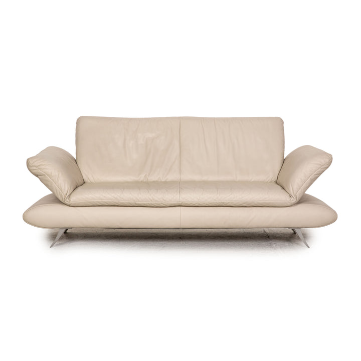 Koinor Rossini Leder Dreisitzer Beige Sofa Couch Funktion