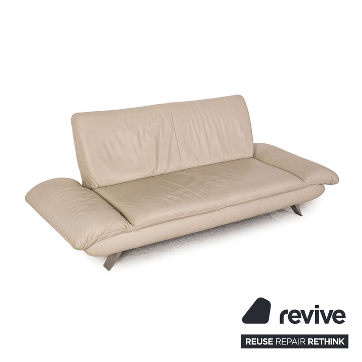 Koinor Rossini Leder Dreisitzer Beige Sofa Couch Funktion