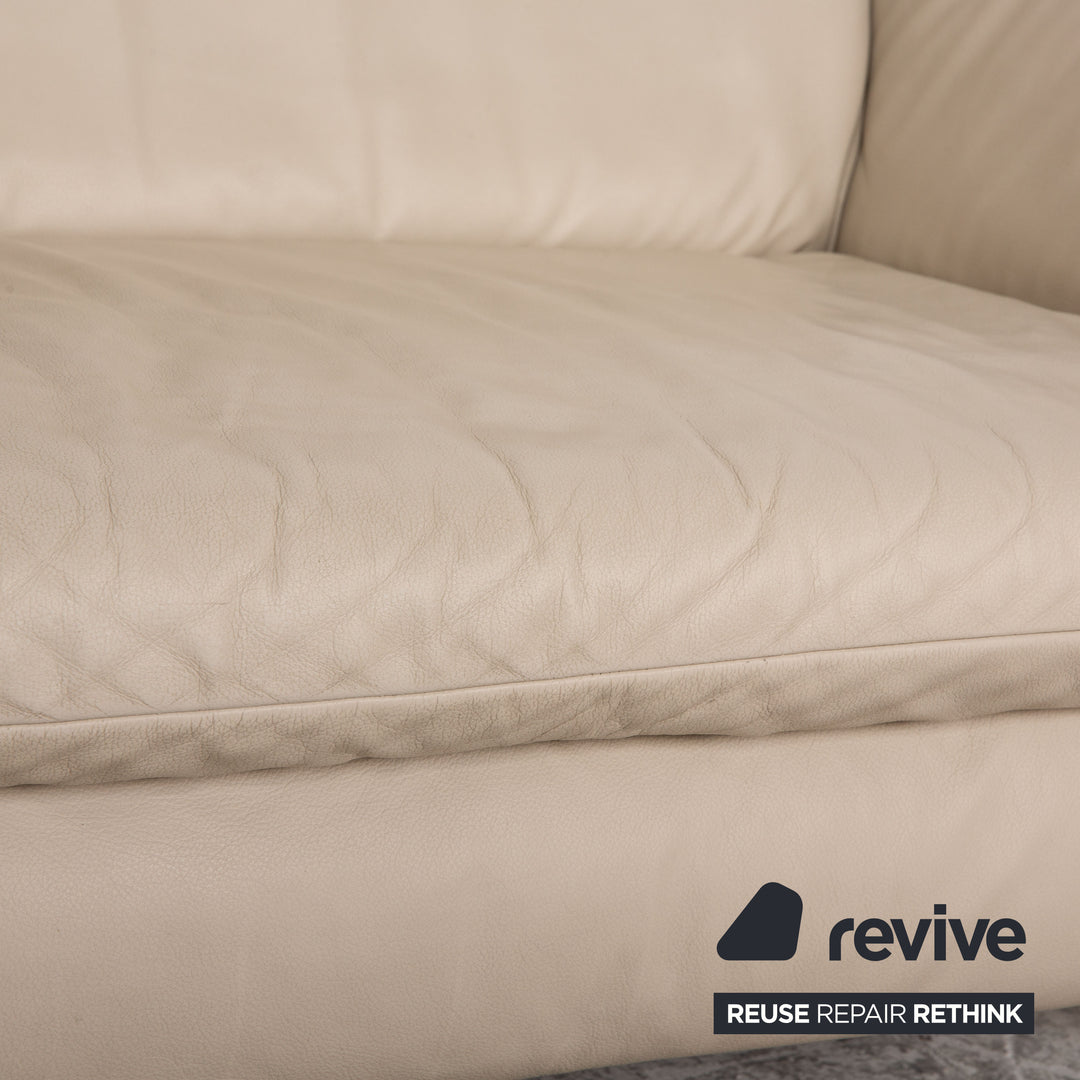 Koinor Rossini Leder Dreisitzer Beige Sofa Couch Funktion