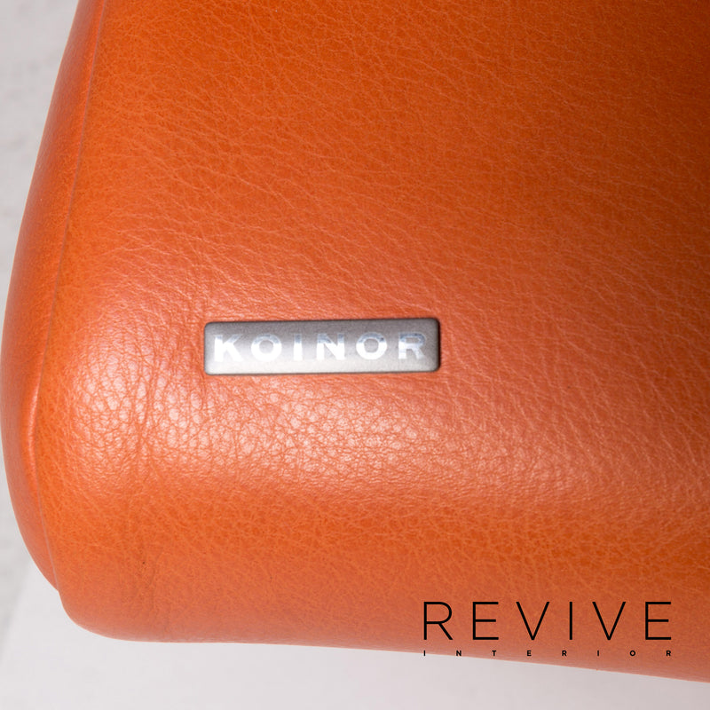 Koinor Rossini Leder Ecksofa Terrakotta Orange Sofa Funktion Couch 