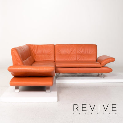 Koinor Rossini Leder Ecksofa Terrakotta Orange Sofa Funktion Couch #13192