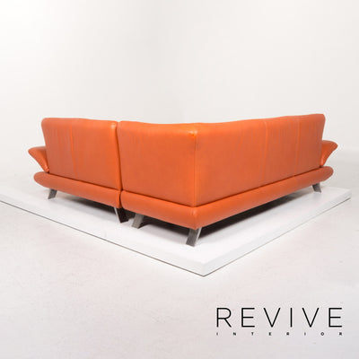 Koinor Rossini Leder Ecksofa Terrakotta Orange Sofa Funktion Couch #13192