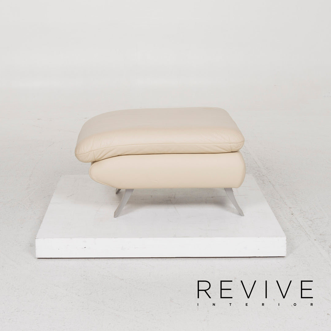 Koinor Rossini Leather Stool Beige #12857
