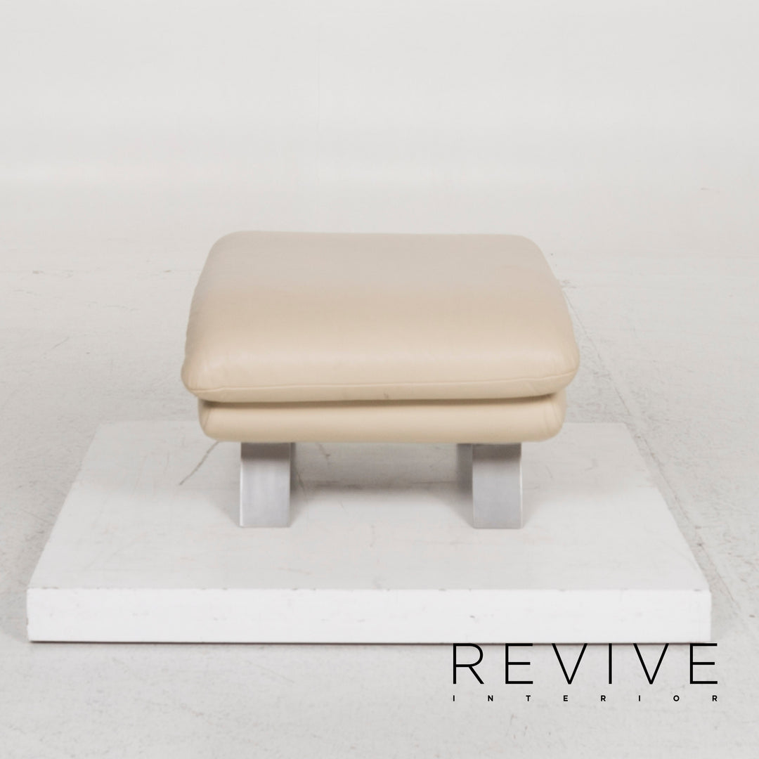 Koinor Rossini Leather Stool Beige #12857