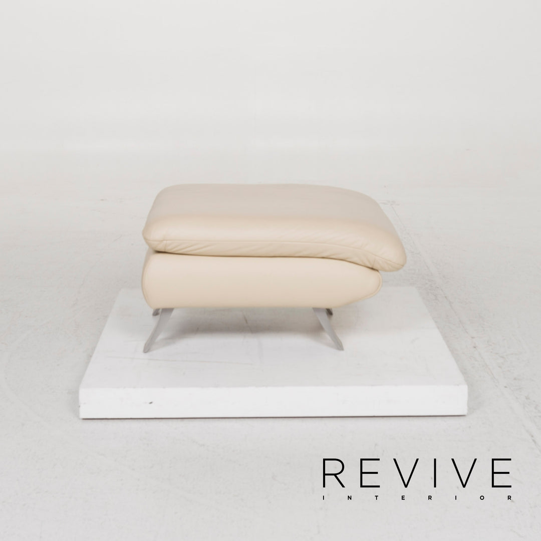 Koinor Rossini Leather Stool Beige #12857