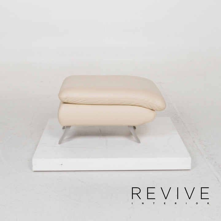 Koinor Rossini Leather Stool Beige #12857