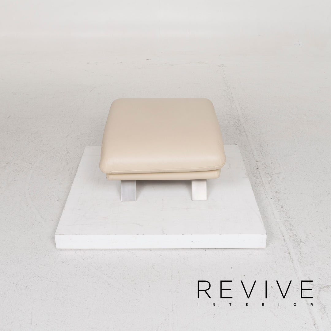 Koinor Rossini Leather Stool Beige #12857