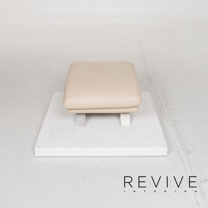 Koinor Rossini Leather Stool Beige #12857