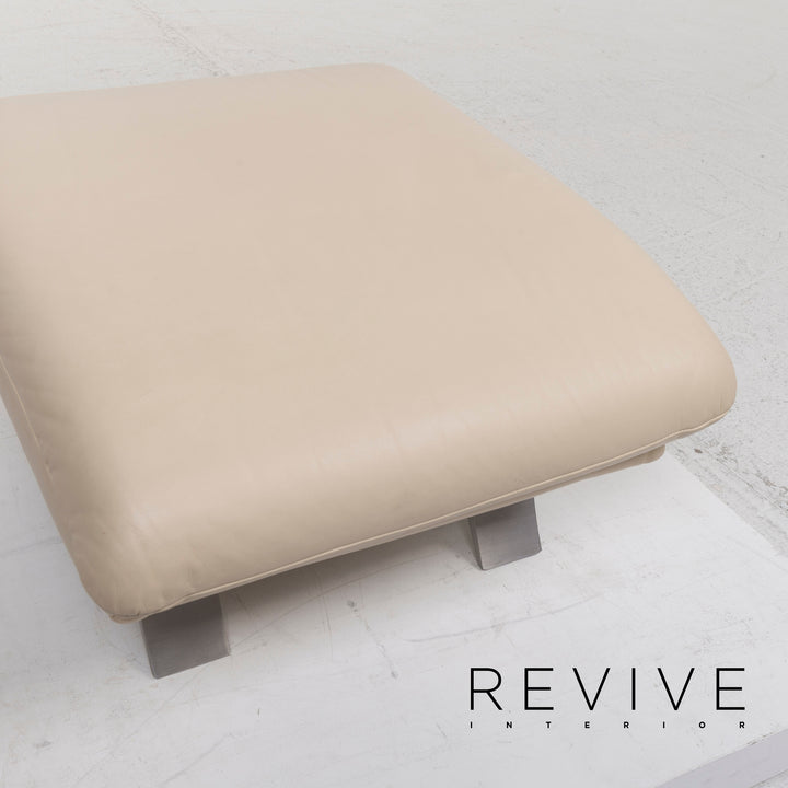 Koinor Rossini Leather Stool Beige #12857