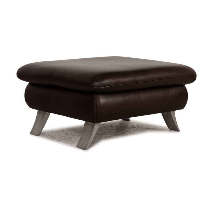 Koinor Rossini Leder Hocker Braun