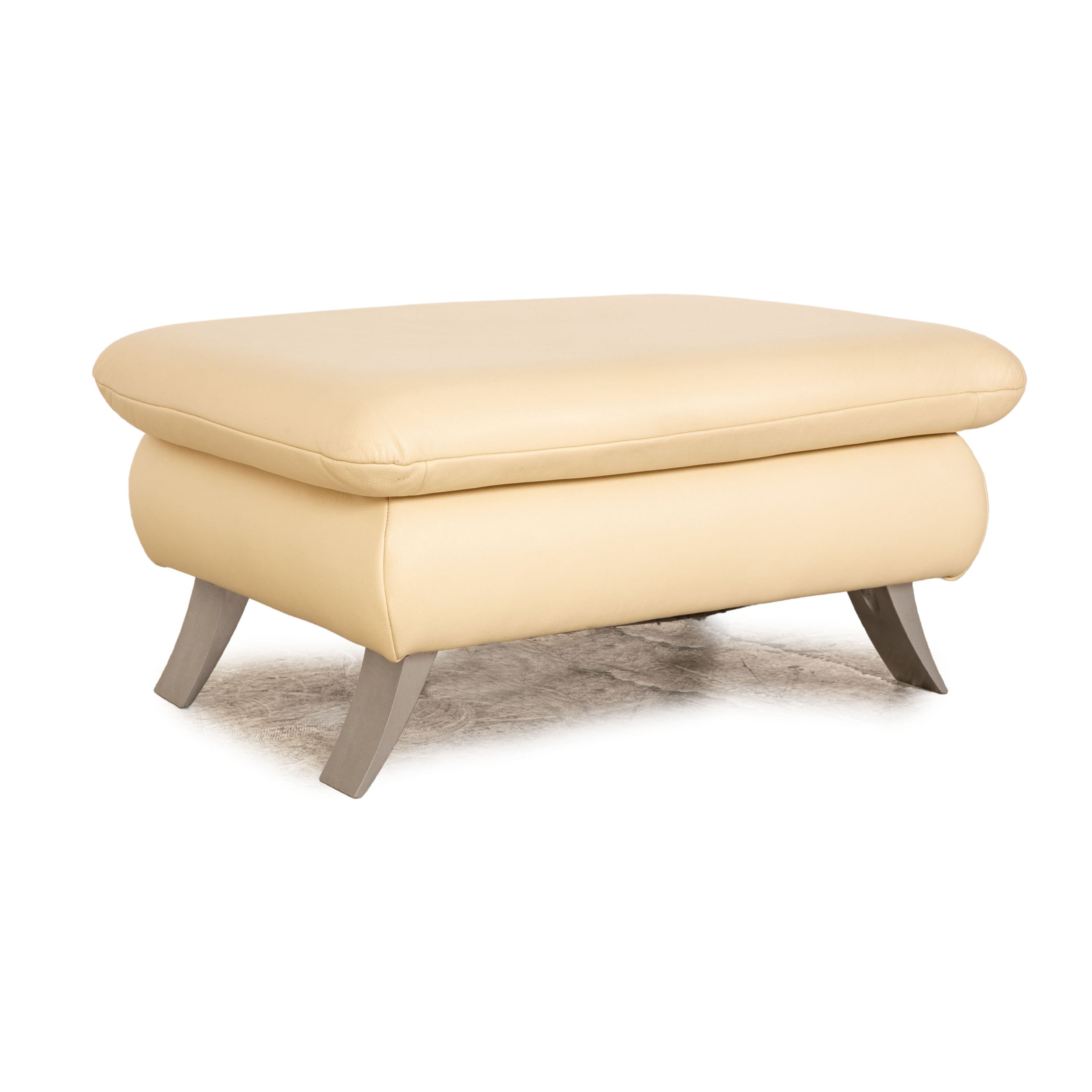 Koinor Rossini Leder Hocker Creme