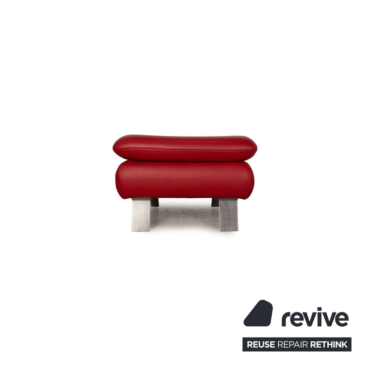 Koinor Rossini Leather Stool Red