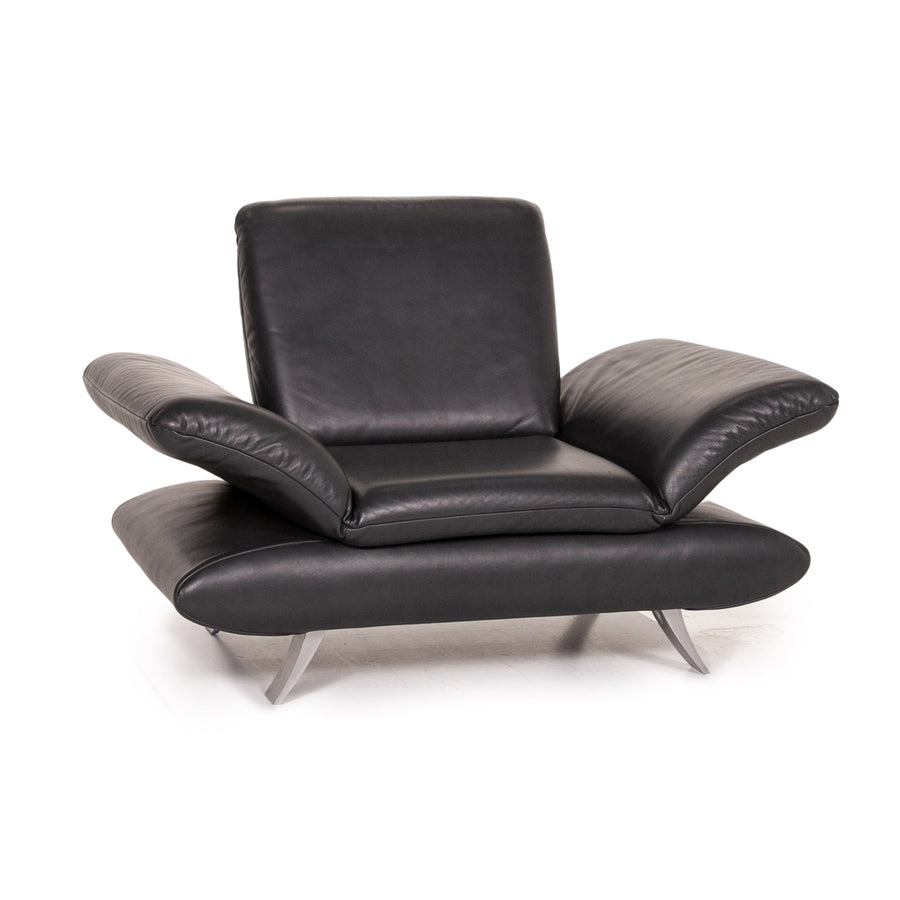 Koinor Rossini Leather Armchair Anthracite Gray Feature #15043