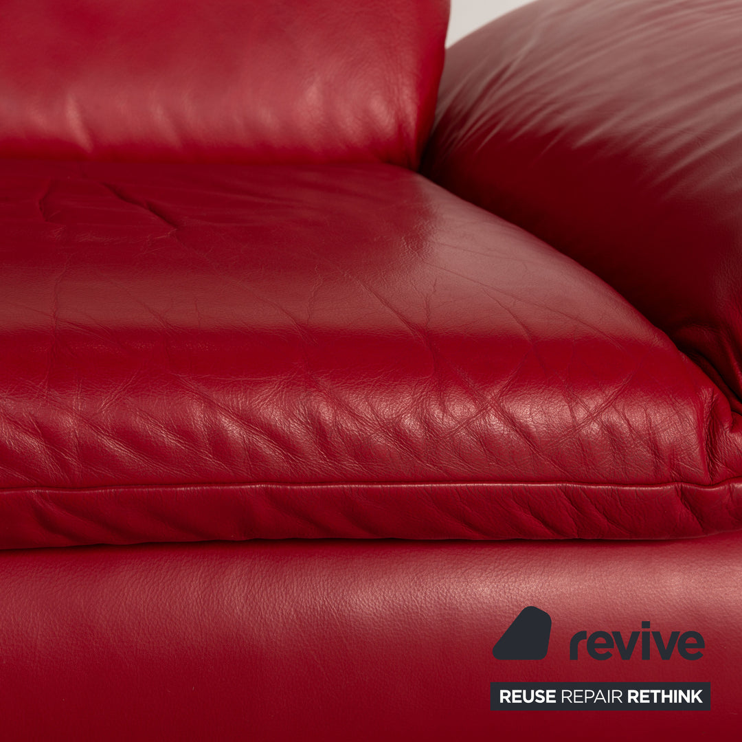 Koinor Rossini Leather Armchair Red Function