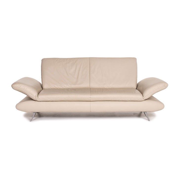 Koinor Rossini Leder Sofa Beige Taupe Dreisitzer Funktion Couch #14342