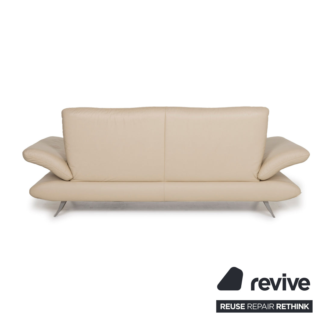 Koinor Rossini leather sofa beige two seater