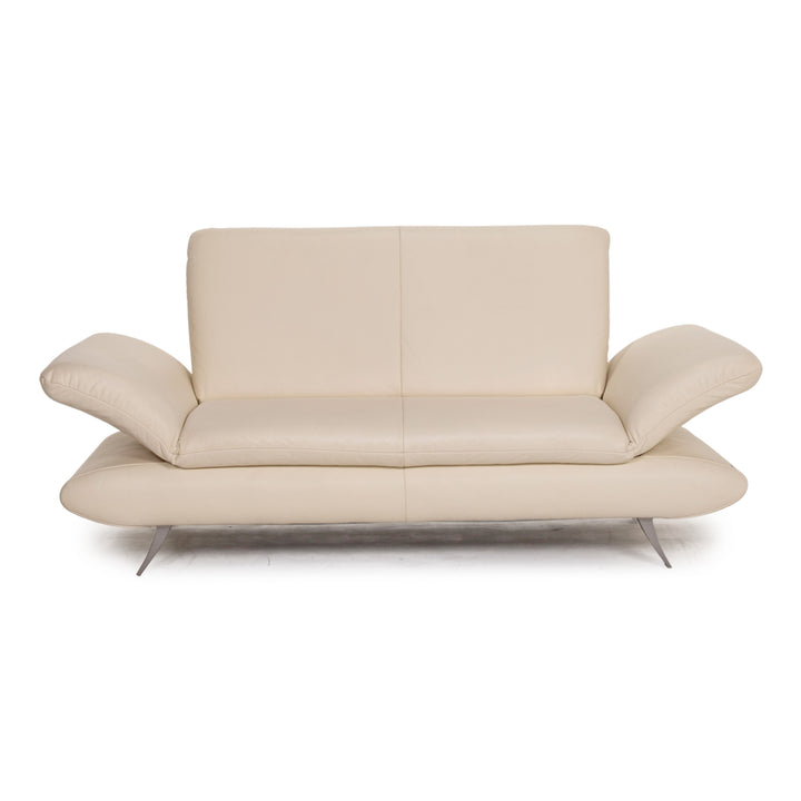 Koinor Rossini Leder Sofa Creme Zweisitzer Funktion Couch