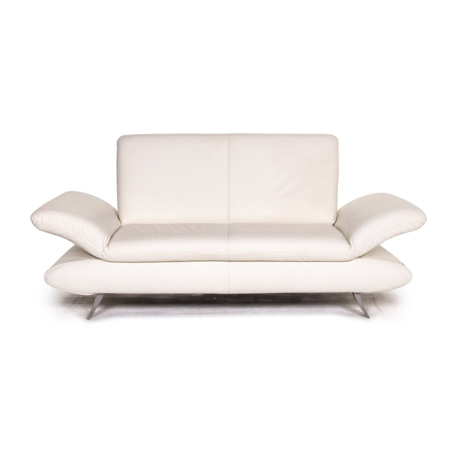 Koinor Rossini Leather Sofa White Function Couch #14679