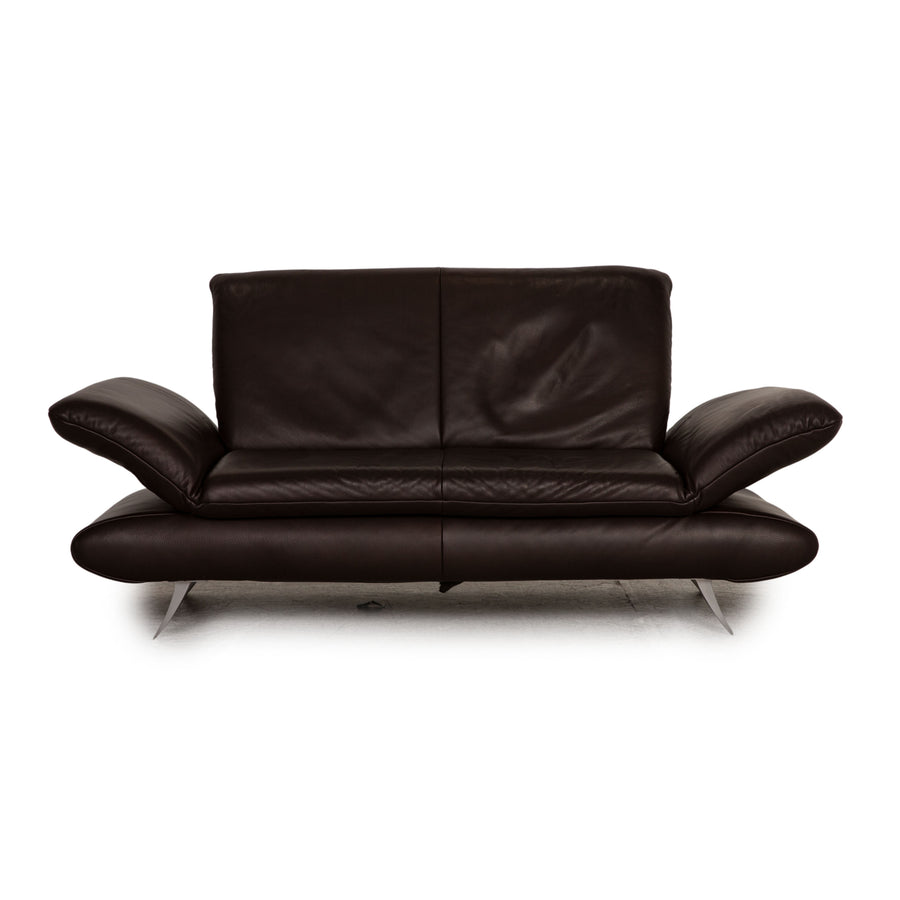 Koinor Rossini Leather Two Seater Brown Sofa Couch Function