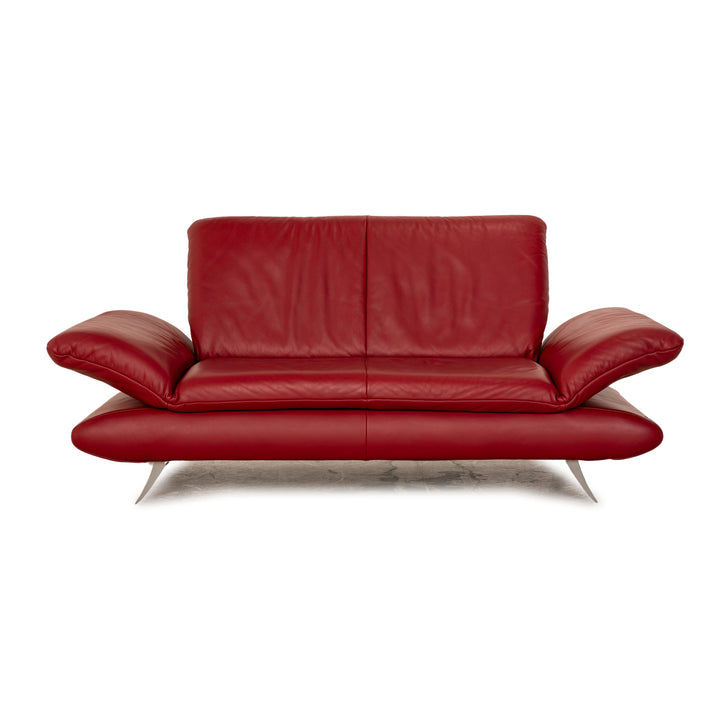 Koinor Rossini leather two-seater red manual function