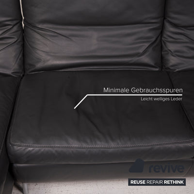 Koinor Roxanne Leder Sofa Anthrazit Ecksofa Funktion