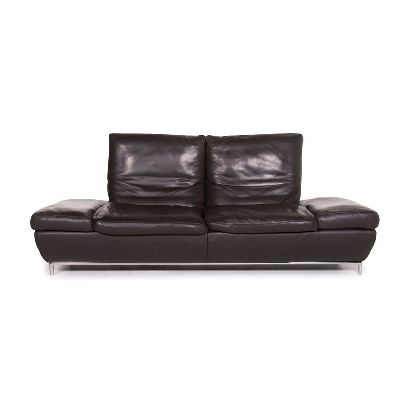 Koinor Roxanne Leder Sofa Braun Dunkelbraun Zweisitzer Funktion 