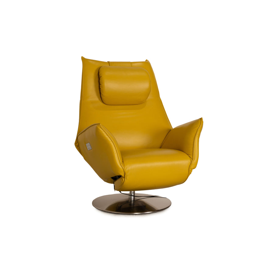 Koinor Safira leather armchair Yellow electric function