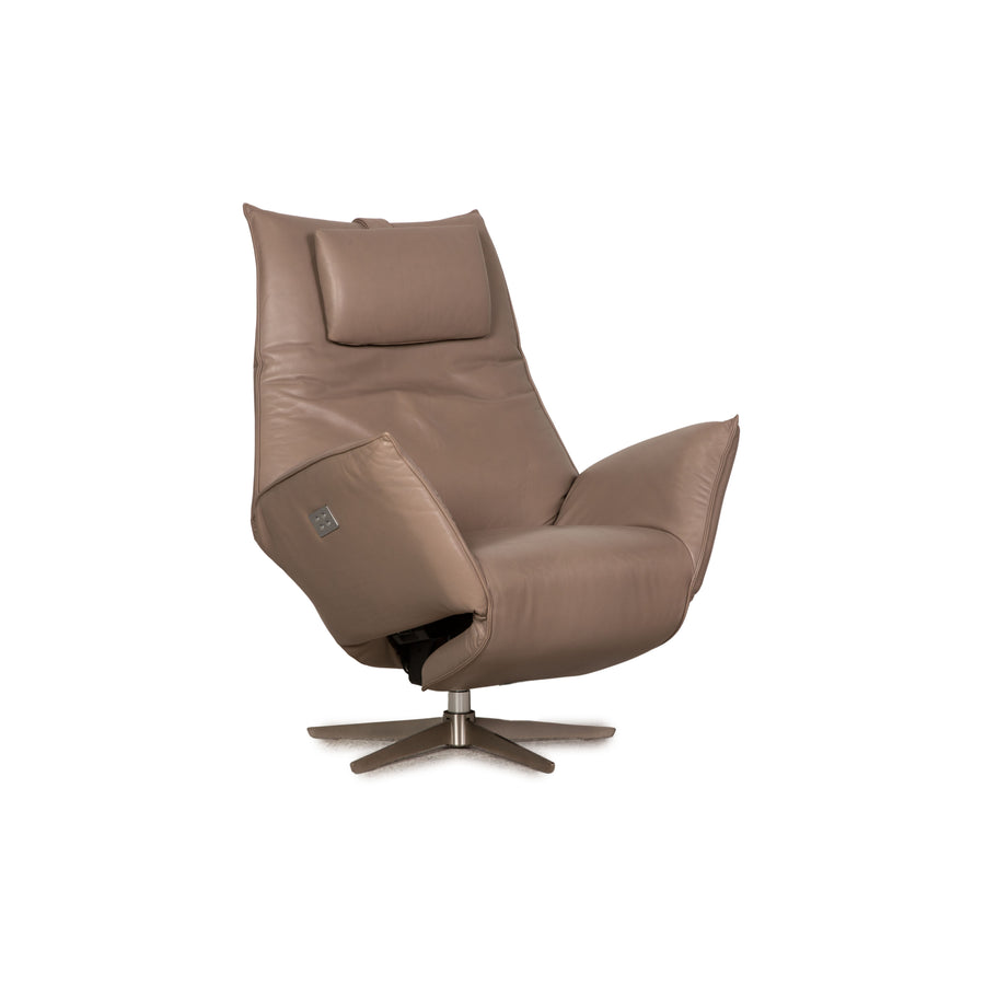 Koinor Safira leather armchair beige electr. function