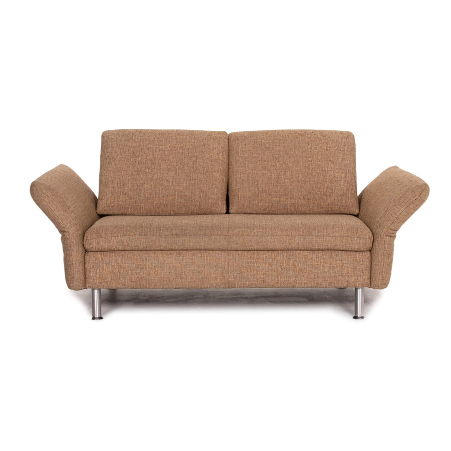 Koinor Vittoria Fabric Sofa Beige Two Seater Function Couch #13859