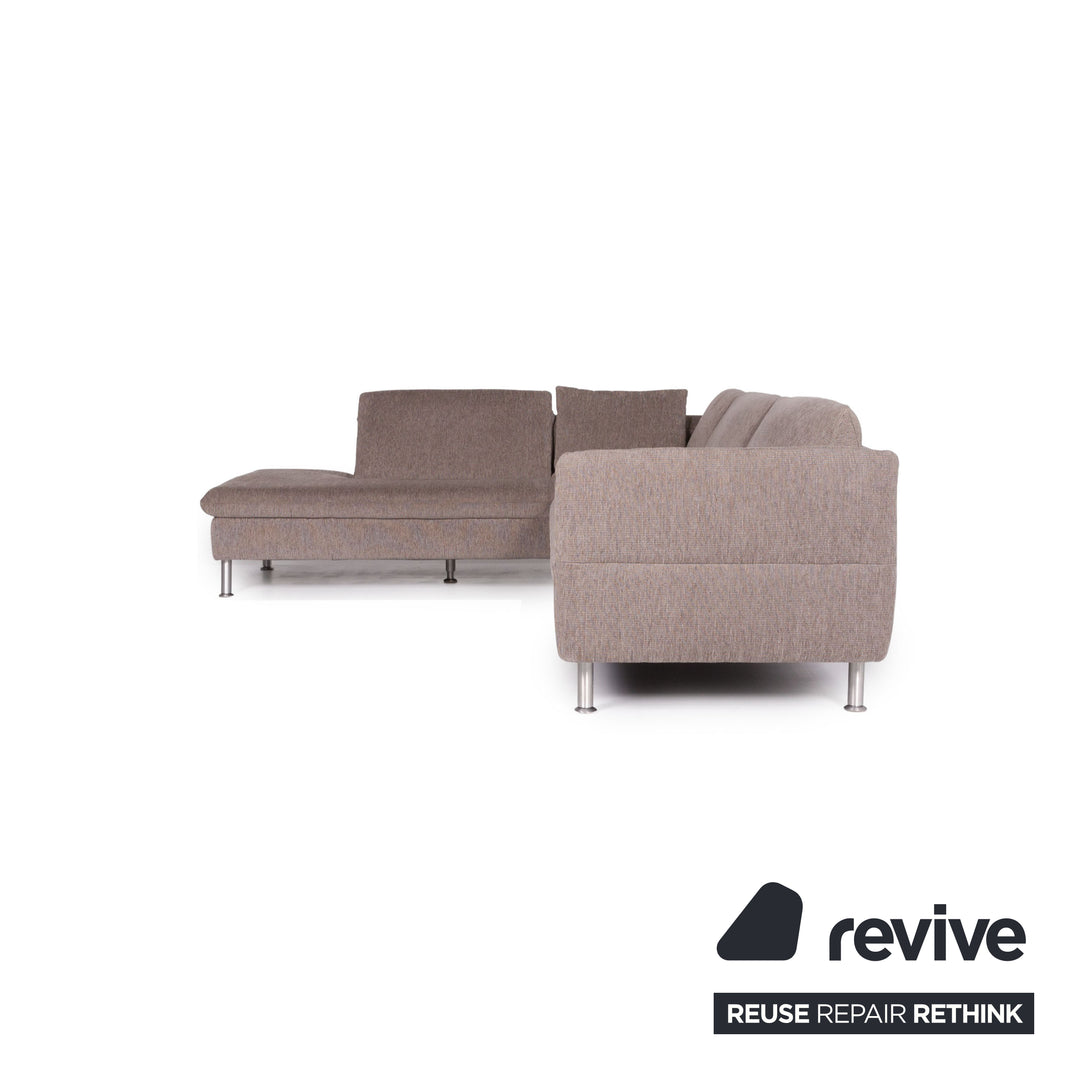 Koinor Vittoria Fabric Sofa Gray Corner Sofa Couch Function