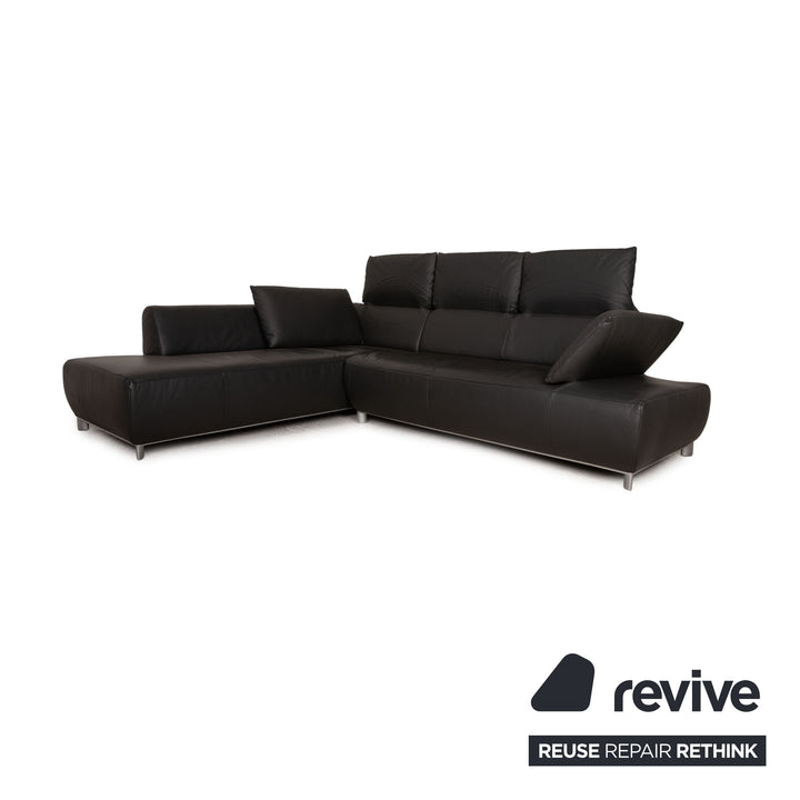 Koinor Volare Leder Ecksofa Anthrazit Sofa Couch