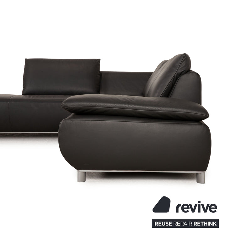 Koinor Volare Leder Ecksofa Anthrazit Sofa Couch
