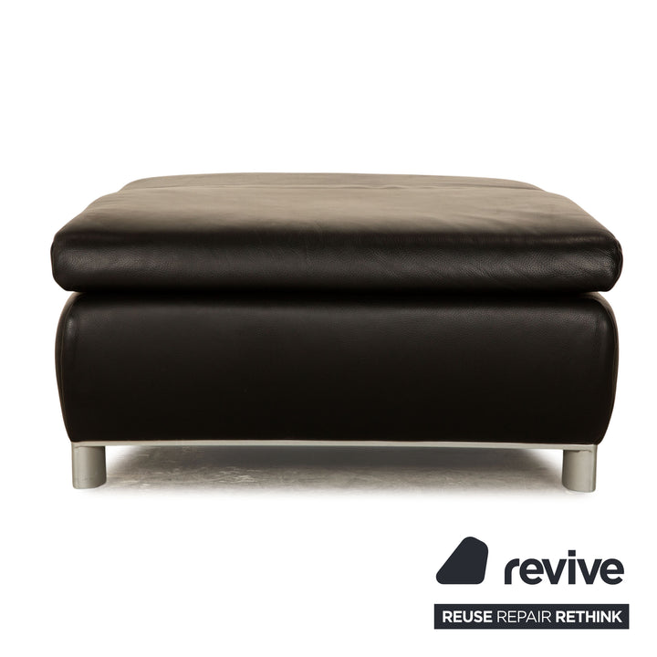 Koinor Volare Leather Stool Black manual function