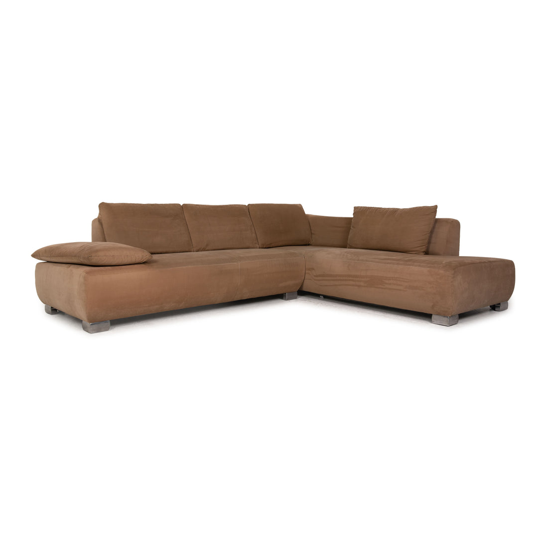 Koinor Volare Stoff Sofa Braun Ecksofa Couch