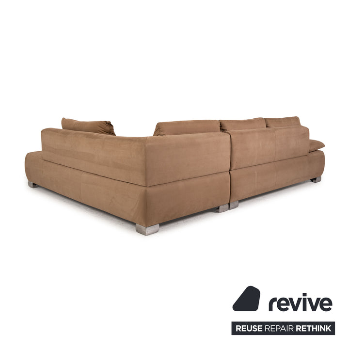 Koinor Volare Stoff Sofa Braun Ecksofa Couch