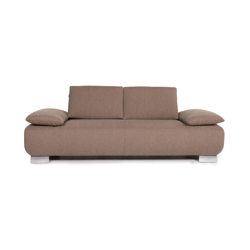 Koinor Volare Stoff Sofa Beige Zweisitzer mit Funktion 