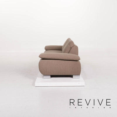 Koinor Volare Stoff Sofa Beige Zweisitzer mit Funktion #12204