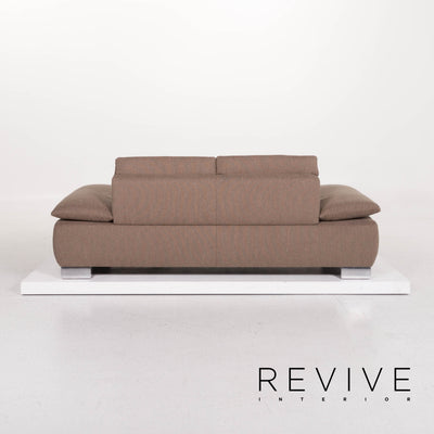 Koinor Volare Stoff Sofa Beige Zweisitzer mit Funktion #12204