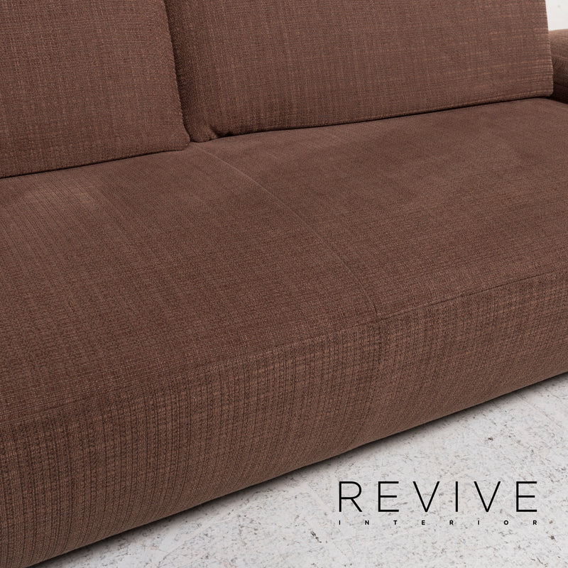 Koinor Volare Stoff Sofa Braun Dreisitzer Funktion 
