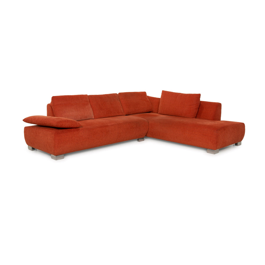 Koinor Volare fabric sofa Orange corner sofa feature