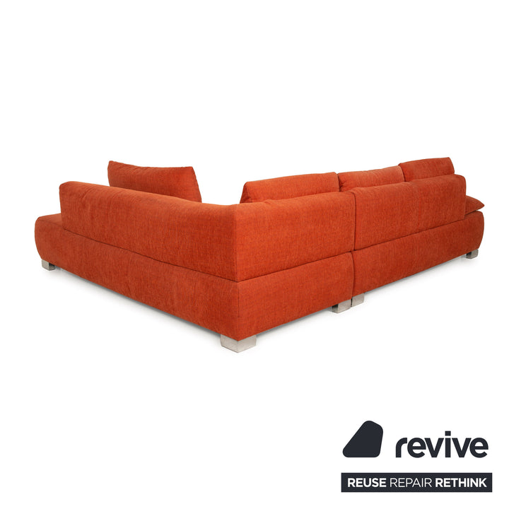 Koinor Volare Stoff Sofa Orange Ecksofa Funktion