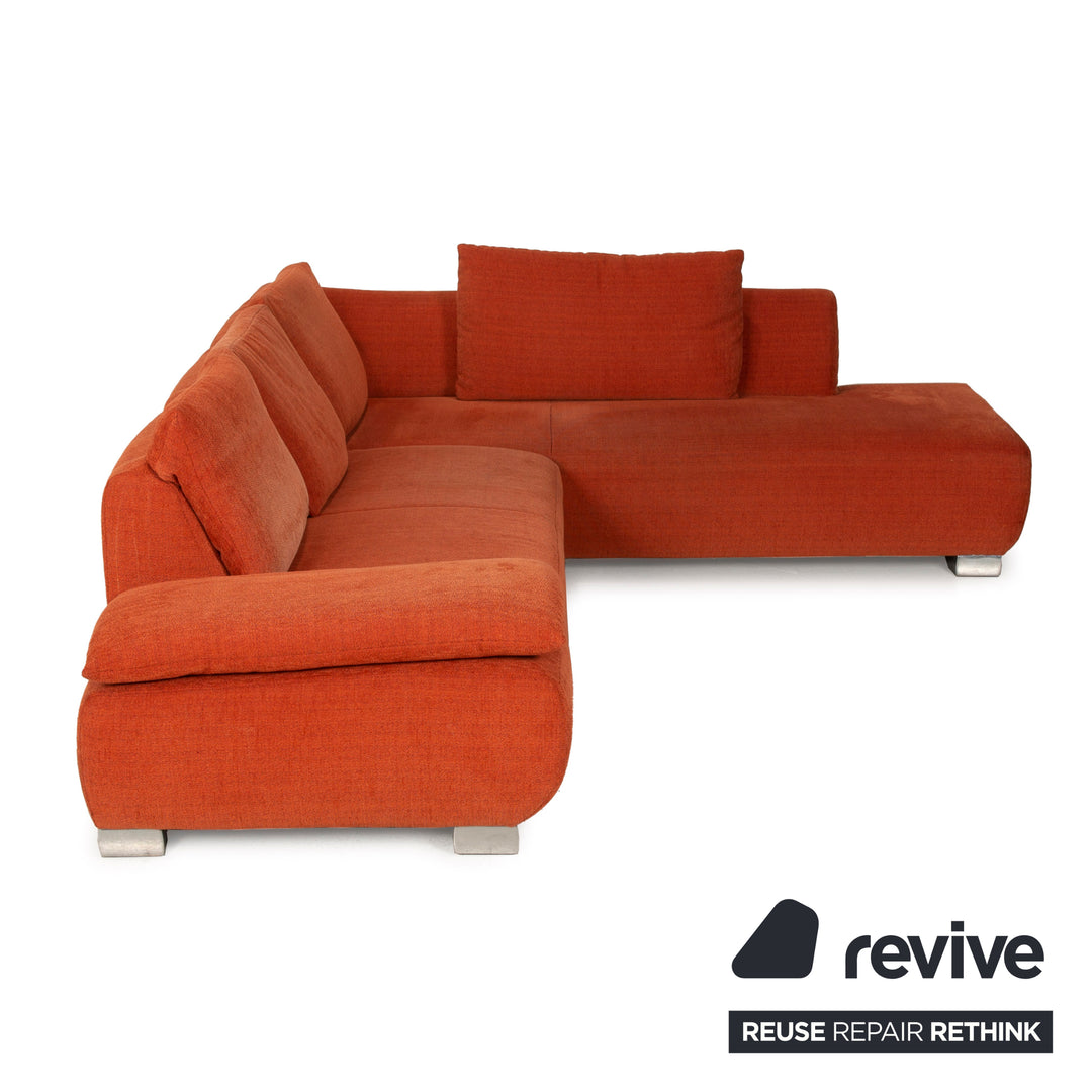 Koinor Volare Stoff Sofa Orange Ecksofa Funktion