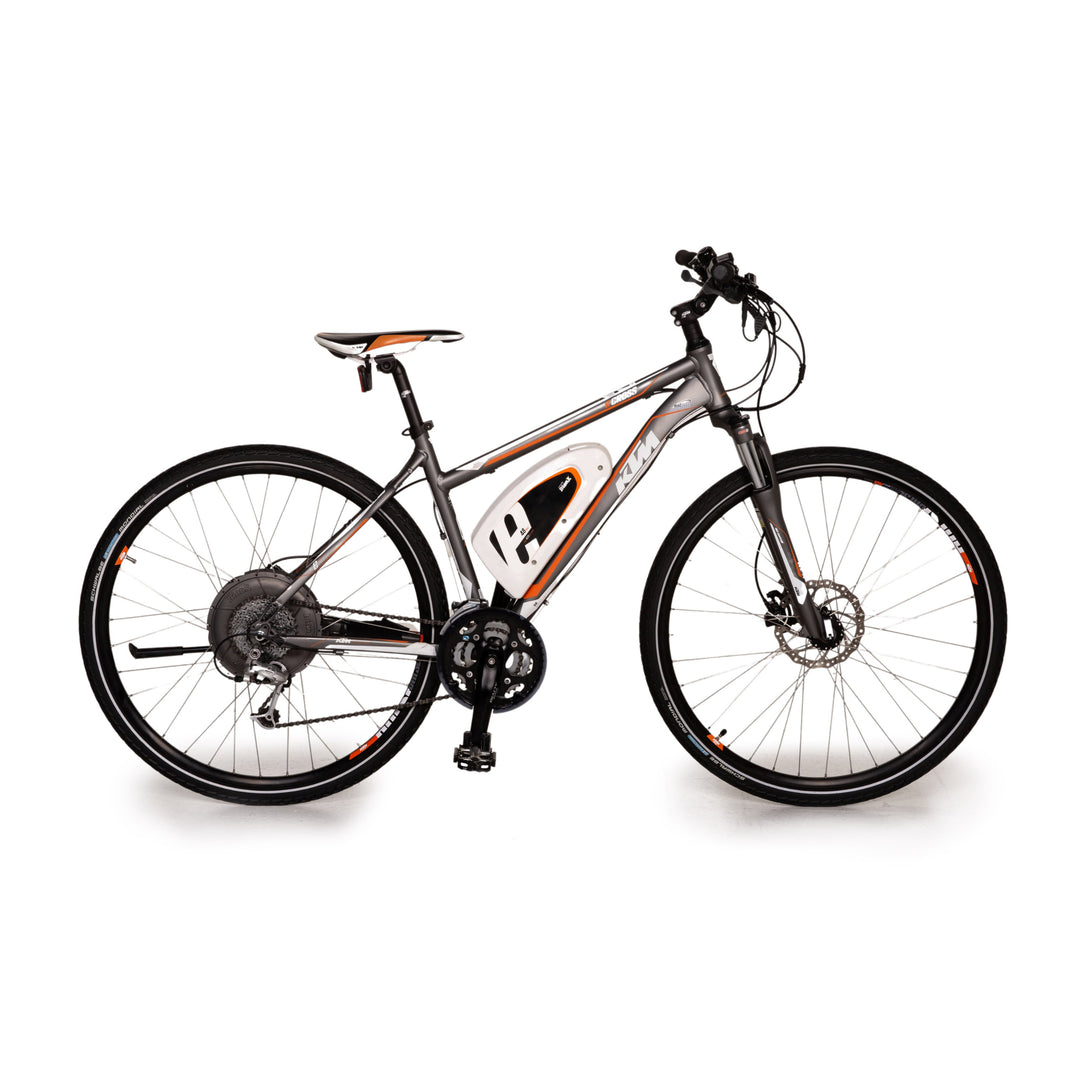 e cross fahrrad KTM E-Mountainbike ECROSS 2013 Grau Aluminium - 2. Hand