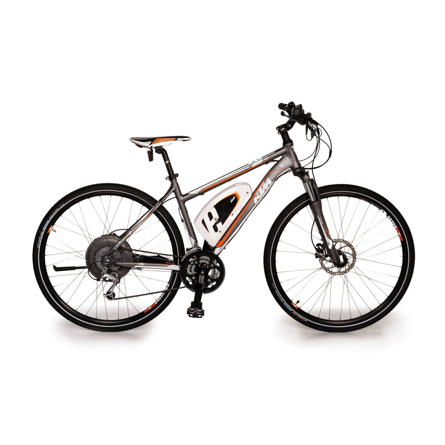 KTM ECROSS 2013 E-Mountainbike Hardtail Grau Orange RH 46cm Fahrrad